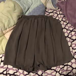 dark gray brandy melville skirt
